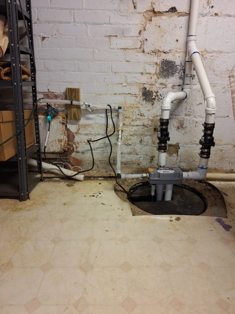 003 Water powered sump pump